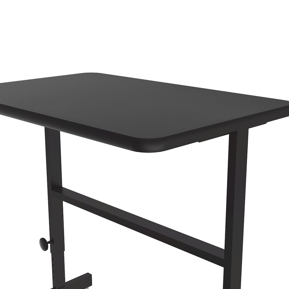 High-Pressure Laminate Top Adjustable Standing  Height Work Station 24x36. Picture 9