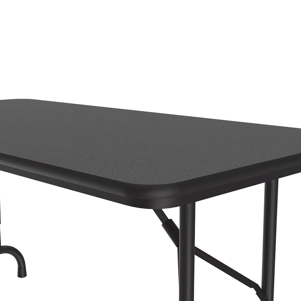 Adjustable Height Econoline Melamine Top Folding Table 24x48". Picture 2