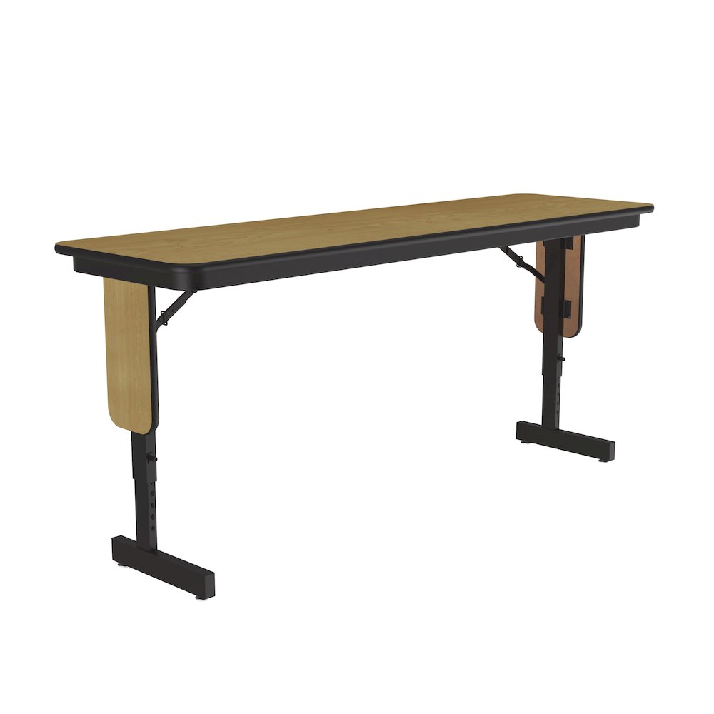 Adjustable Height Deluxe High-Pressure Folding Table with Panel Leg 18x60. Picture 10