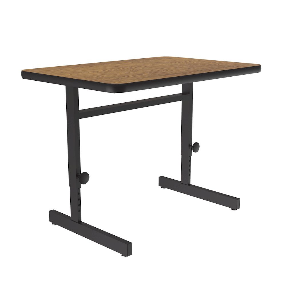 Adjustable Height Commercial Laminate Top Computer/Student Desks 24x48". Picture 12