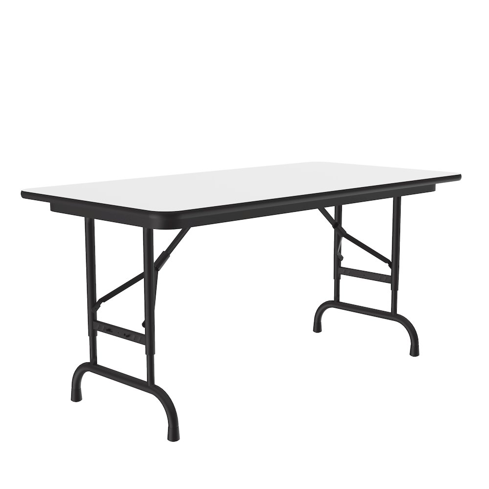 Adjustable Height High Pressure Top Folding Table 24x48". Picture 8