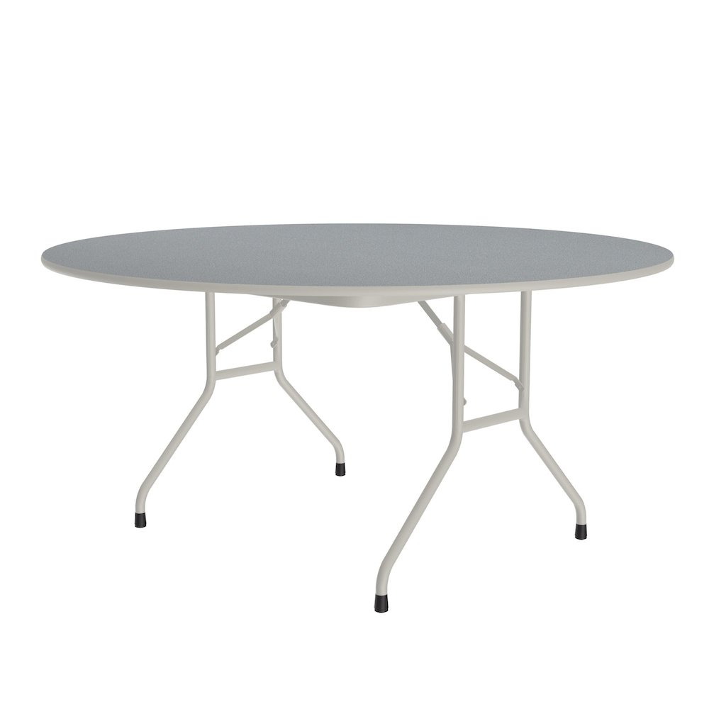 Thermal Fused Laminate Top Folding Table 60x60". Picture 1