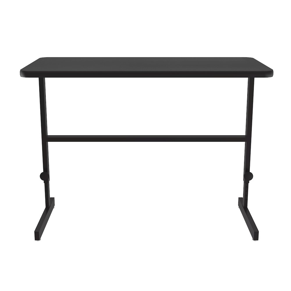 High-Pressure Laminate Top Adjustable Standing  Height Work Station 24x48. Picture 4
