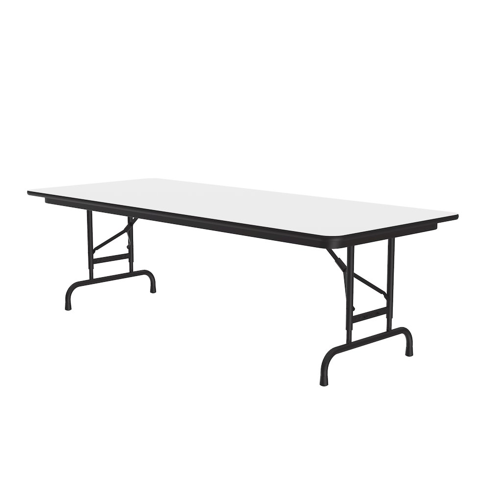 Adjustable Height High Pressure Top Folding Table 30x96". Picture 1