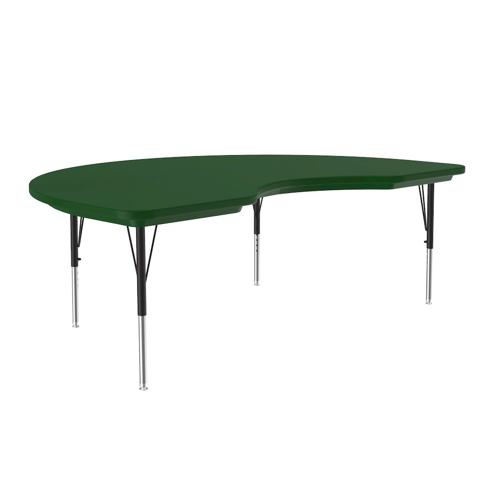 Commercial Blow-Molded Plastic Top Activity Tables 48x72". Picture 1