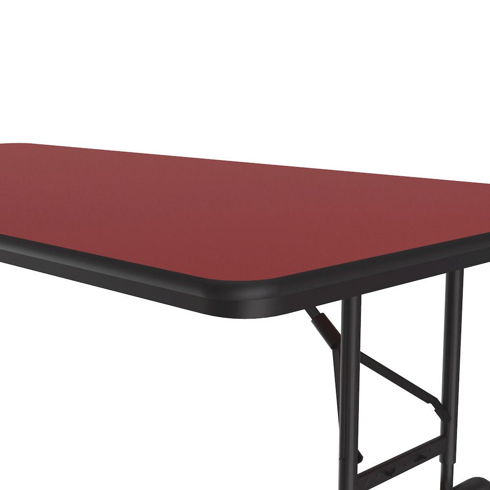 Adjustable Height High Pressure Top Folding Table 36x72". Picture 3