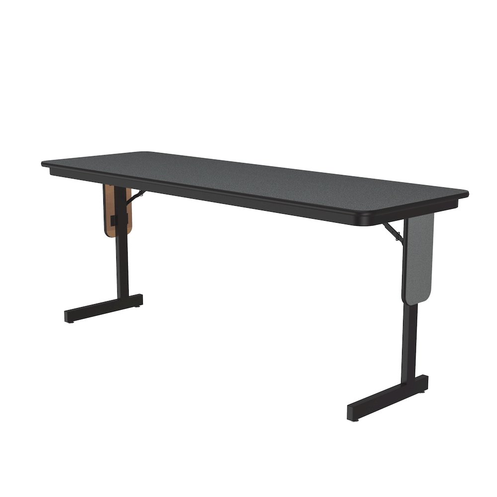 Deluxe High-Pressure Folding Seminar Table with Panel Leg 24x60". Picture 11
