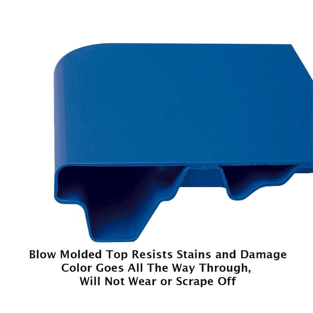 Commercial Blow-Molded Plastic Top Activity Tables 30x60". Picture 12