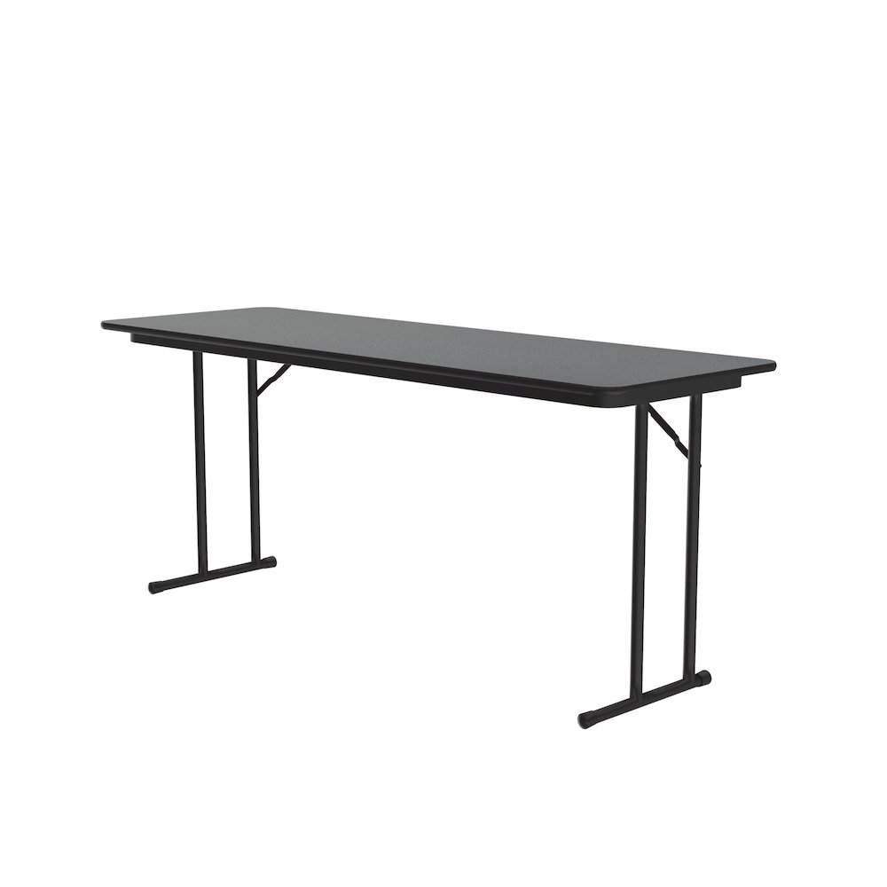 Deluxe High-Pressure Folding Seminar Table with Off-Set Leg 24x96". Picture 11