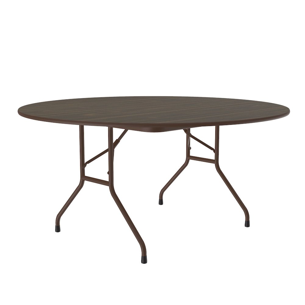 Solid High-Pressure Plywood Core Folding Tables 60x60". Picture 2