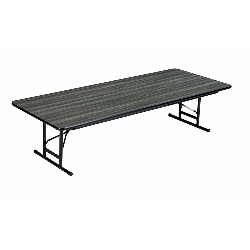 Adjustable Height High Pressure Top Folding Table 36x96". Picture 1