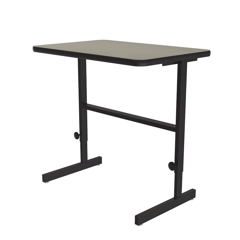 High-Pressure Laminate Top Adjustable Standing  Height Work Station 24x36. Picture 1