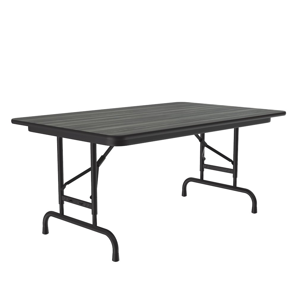 Adjustable Height High Pressure Top Folding Table 30x48". Picture 9