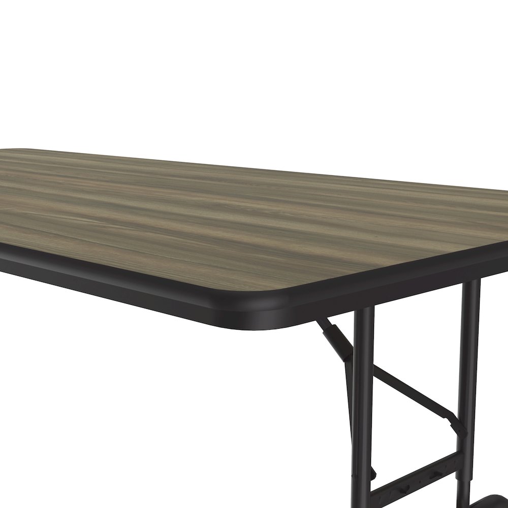 Adjustable Height High Pressure Top Folding Table 36x72". Picture 2