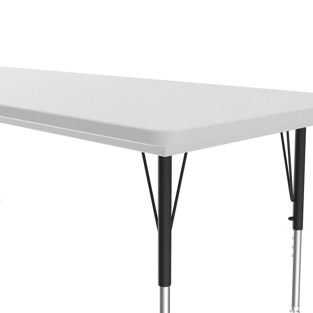 Commercial Blow-Molded Plastic Top Activity Tables 30x96". Picture 6