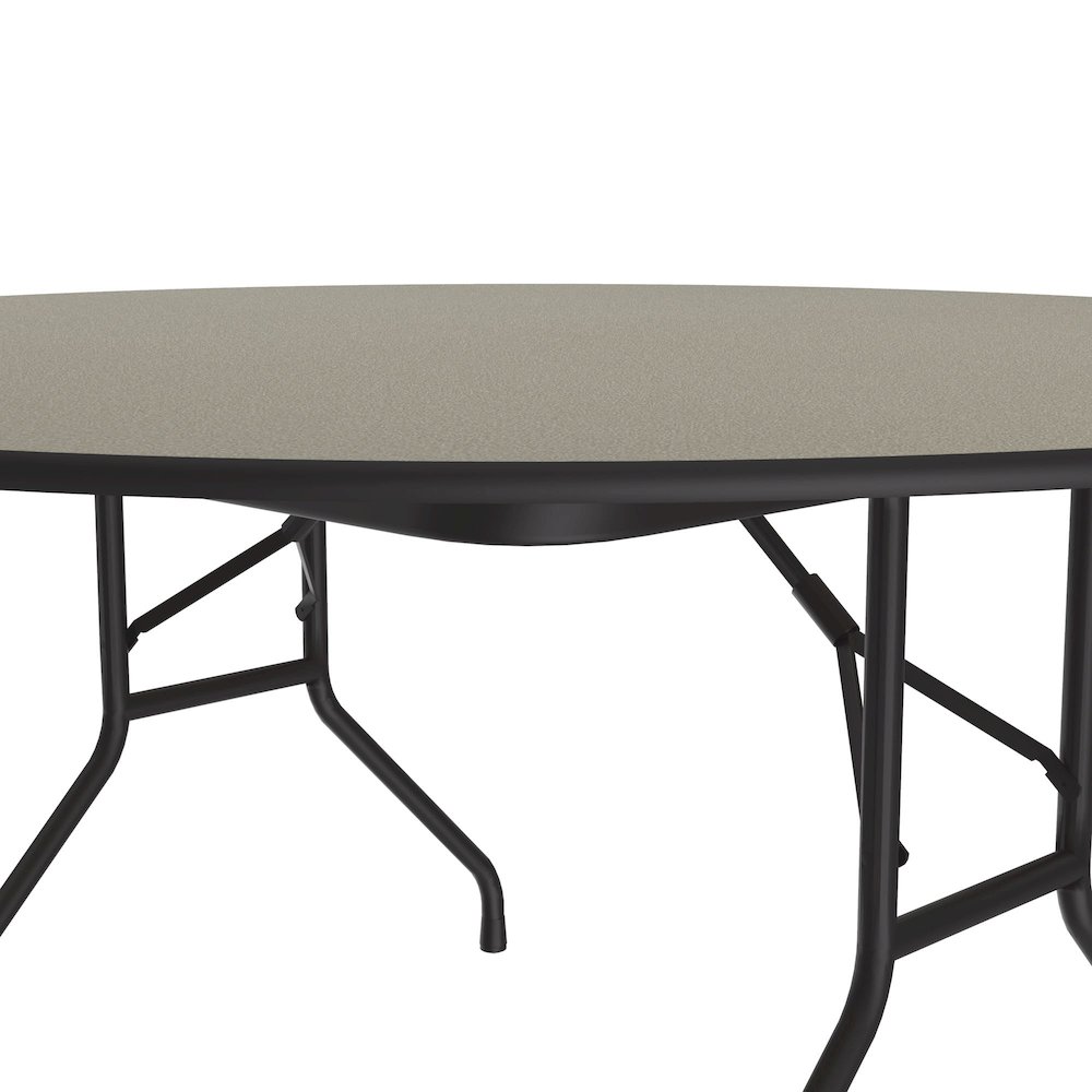 Deluxe High Pressure Top Folding Table 60x60". Picture 8