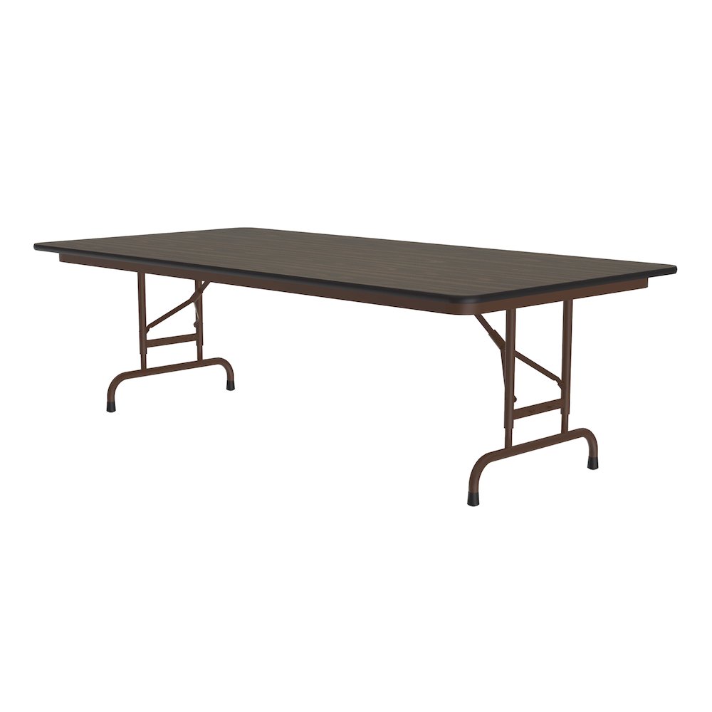 Adjustable Height Thermal Fused Laminate Top Folding Table 36x72". Picture 2