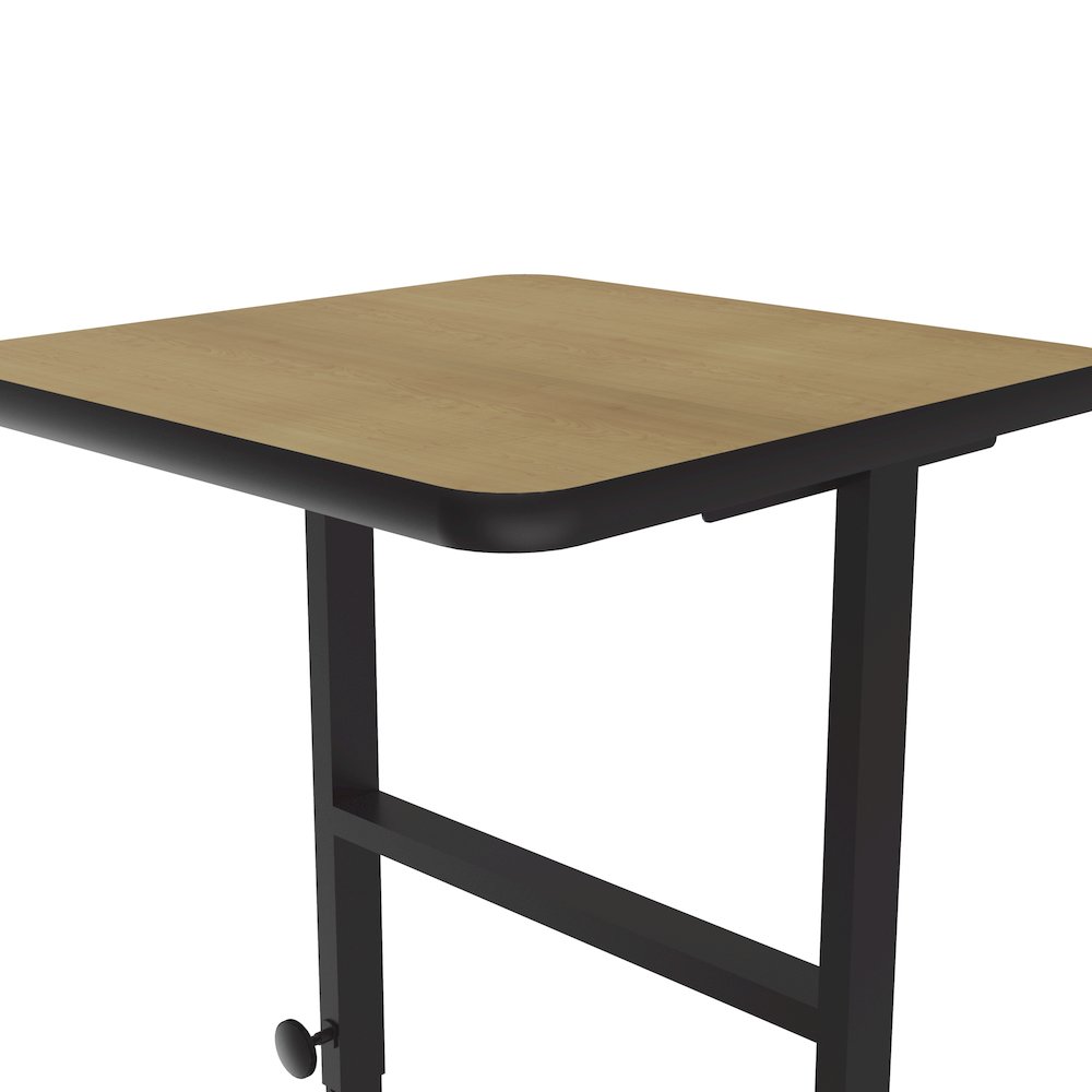 High-Pressure Laminate Top Adjustable Standing  Height Work Station 20x24. Picture 5
