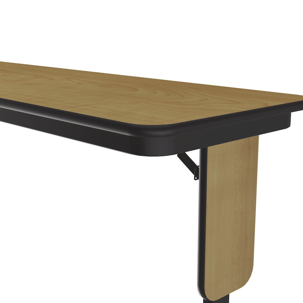 Adjustable Height Deluxe High-Pressure Folding Table with Panel Leg 18x96. Picture 5