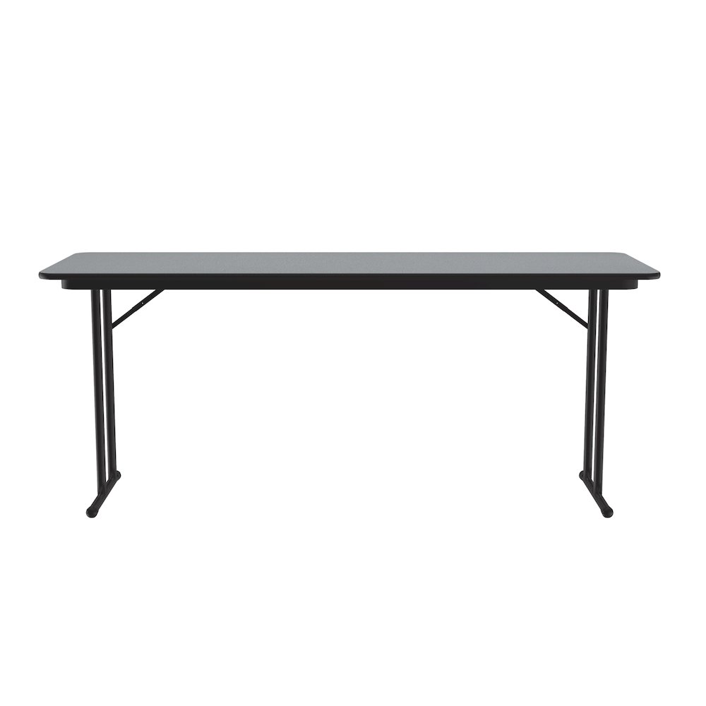 Commercial Laminate Folding Seminar Table with Off-Set Leg 24x96". Picture 6