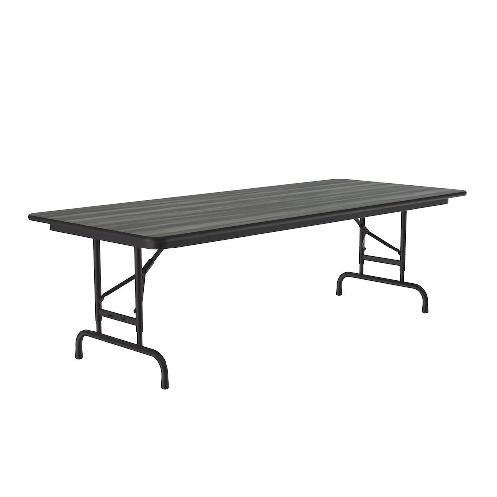 Adjustable Height High Pressure Top Folding Table 30x60". Picture 4