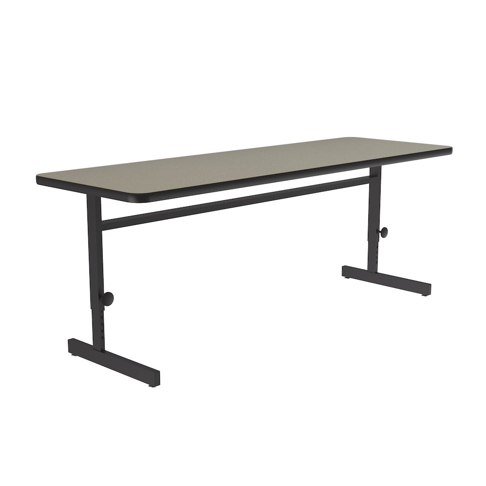 Adjustable Height Deluxe High-Pressure Top Computer/Student Desks  24x60". Picture 6