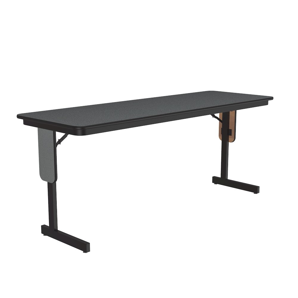 Deluxe High-Pressure Folding Seminar Table with Panel Leg 24x60". Picture 8