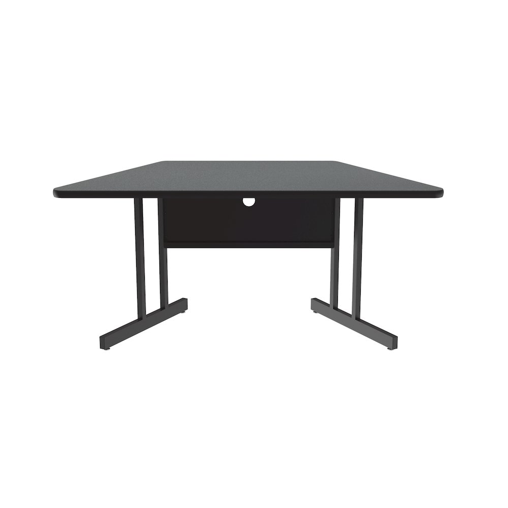 Keyboard Height High-Pressure Top Trapezoid Computer/Student Desk 30x60. Picture 1
