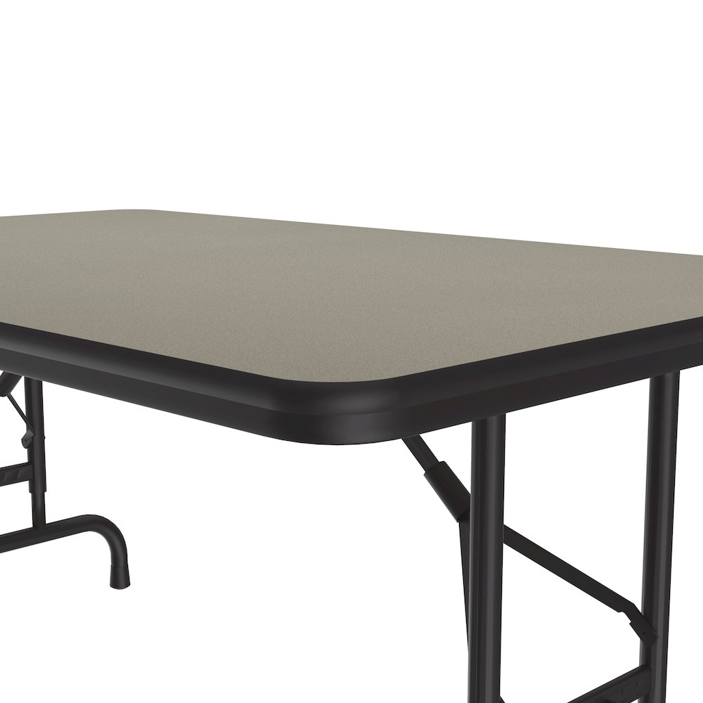Adjustable Height High Pressure Top Folding Table 30x48". Picture 7