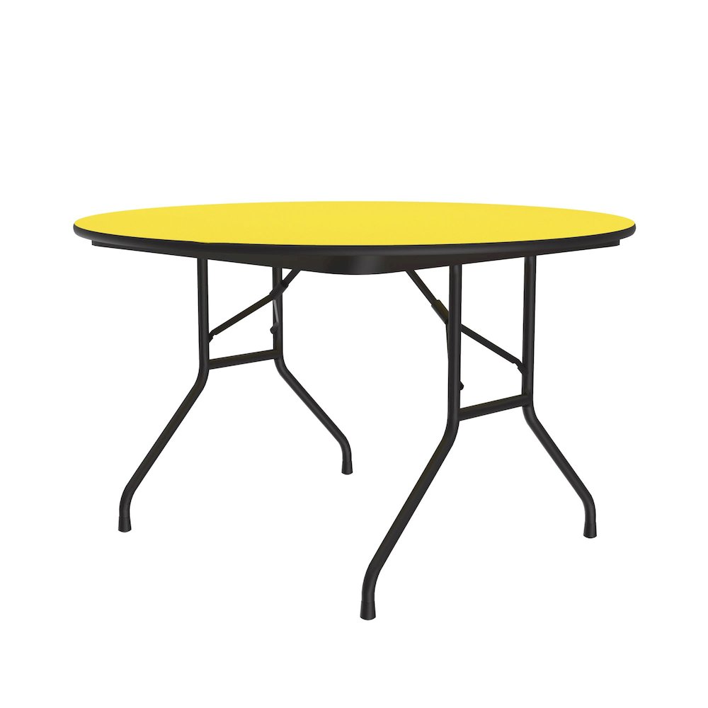 Deluxe High Pressure Top Folding Table 48x48". Picture 1