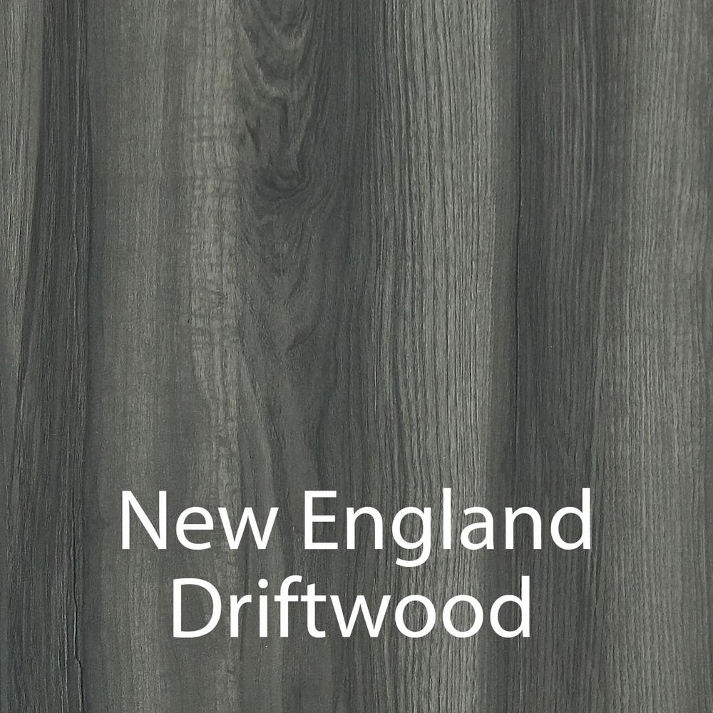 Table Height Deluxe High-Pressure Café and Breakroom Table, 42x42 SQUARE, NEW ENGLAND DRIFTWOOD BLACK. Picture 5