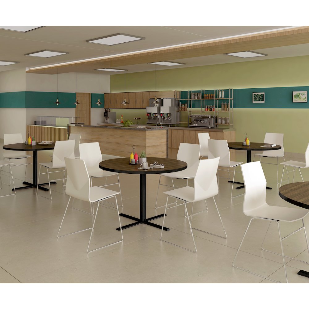 Table Height Deluxe High-Pressure Café and Breakroom Table 24x24". Picture 20