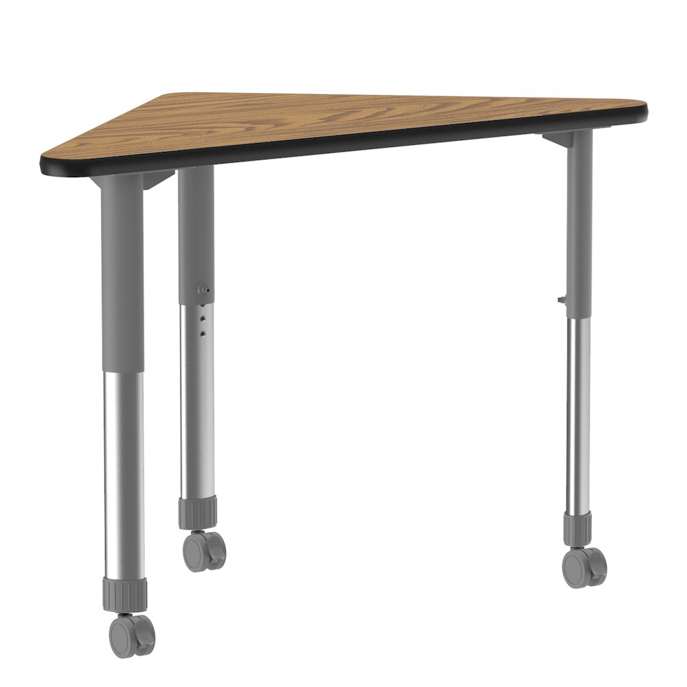 Deluxe High Pressure Collaborative Desk with Casters 41x23. Picture 8