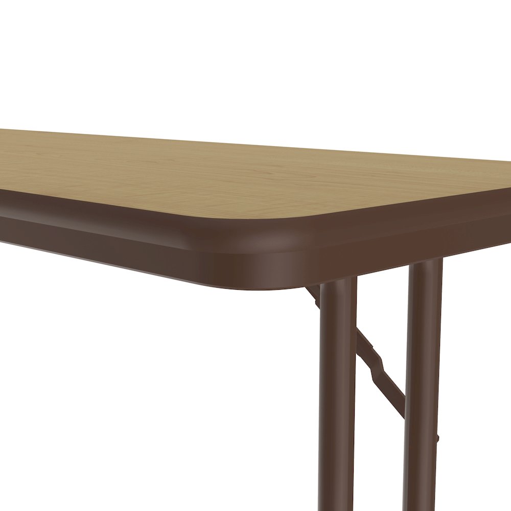 Deluxe High-Pressure Folding Seminar Table with Off-Set Leg 18x60". Picture 9