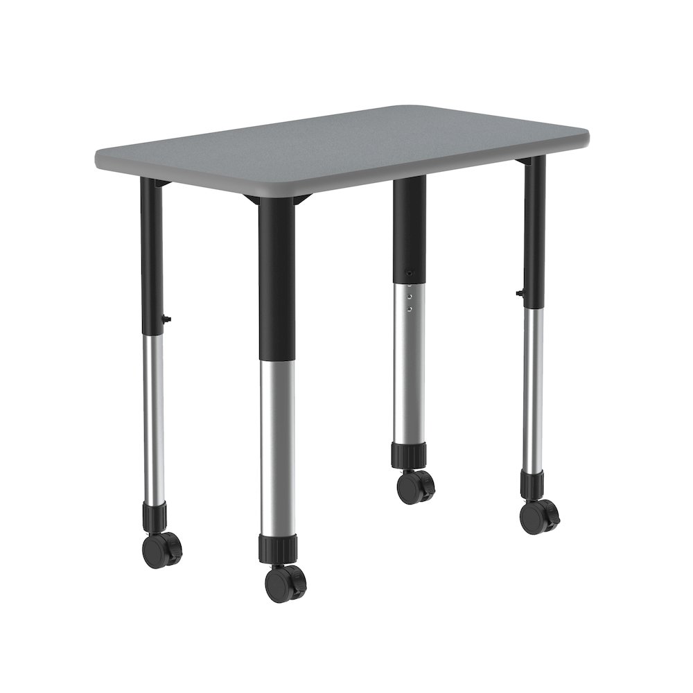 Commercial Lamiante Top Collaborative Desk with Casters 34x20". Picture 9