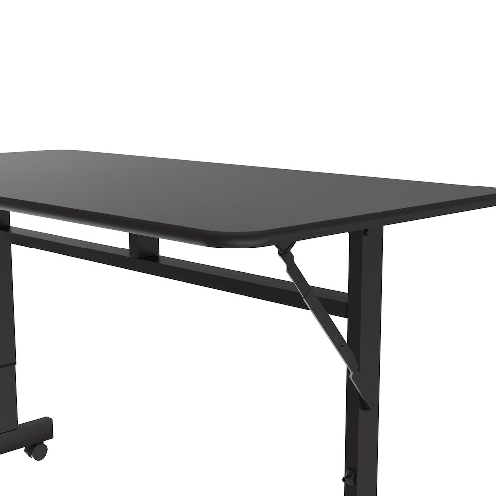 3/4" Thermal Fused Laminate Top Flip Top Table. Picture 9