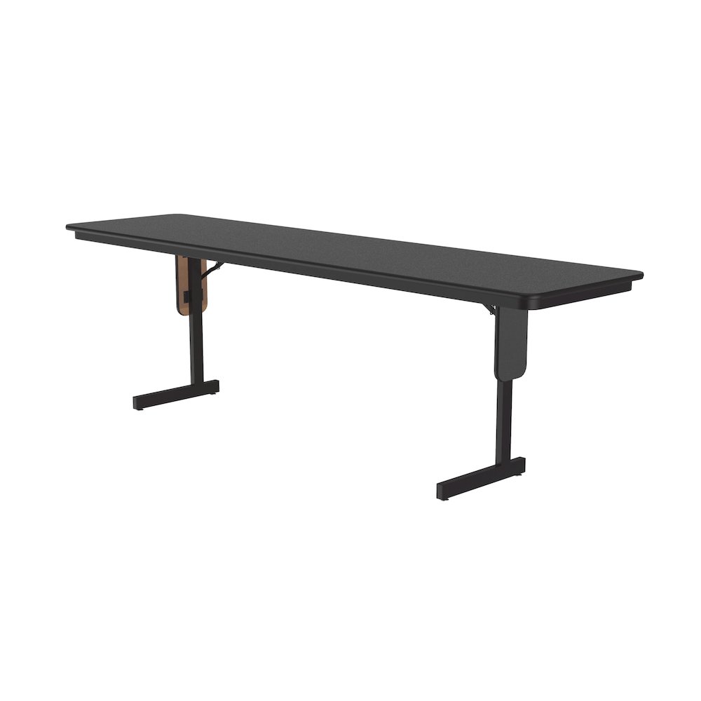 Deluxe High-Pressure Folding Seminar Table with Panel Leg 24x96". Picture 9