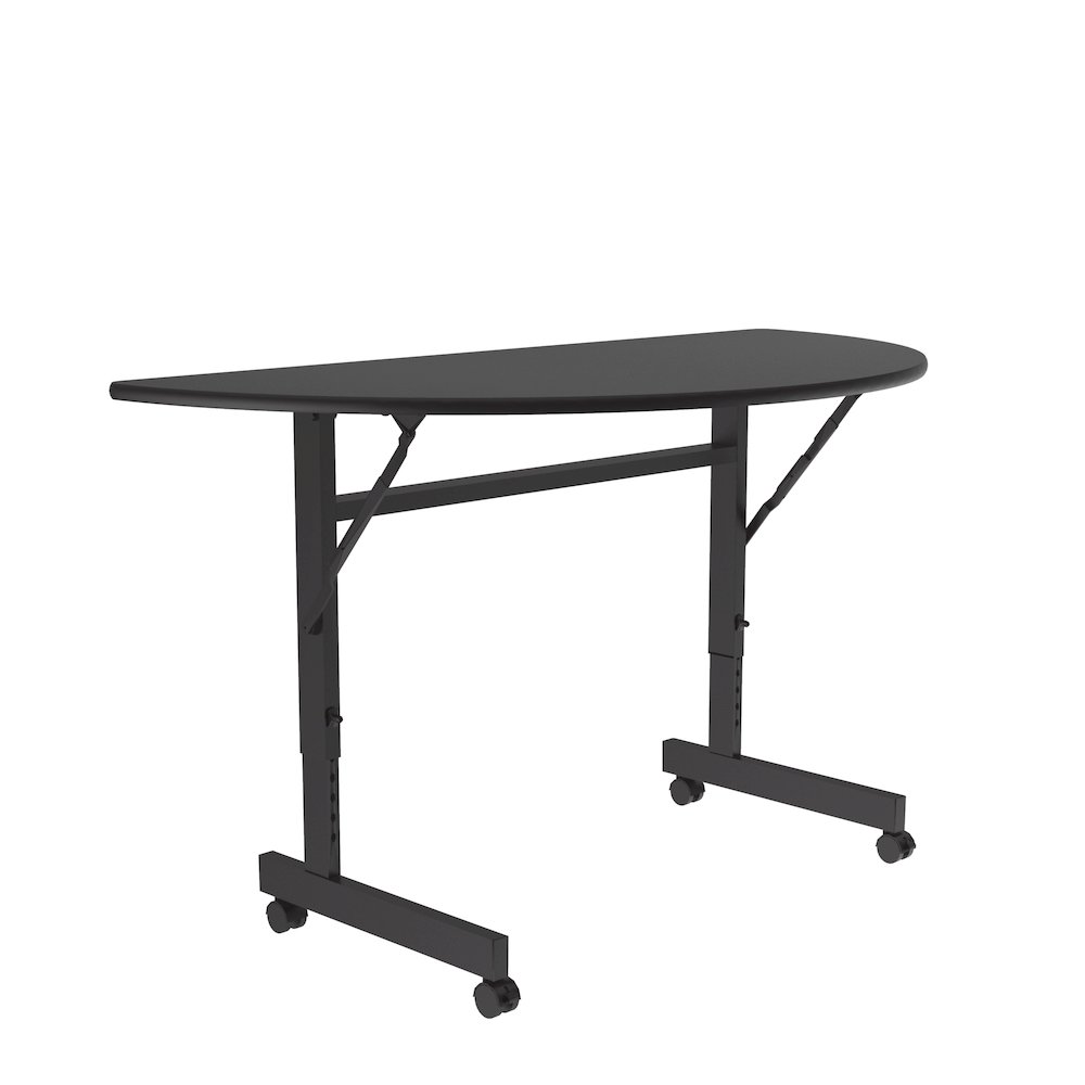 3/4" Thermal Fused Laminate Top Flip Top Table. Picture 2