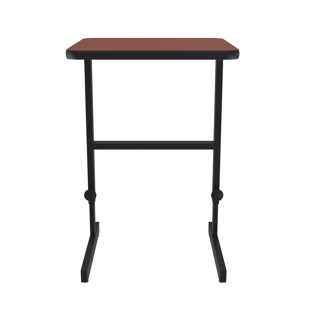 High-Pressure Laminate Top Adjustable Standing  Height Work Station 20x24. Picture 5