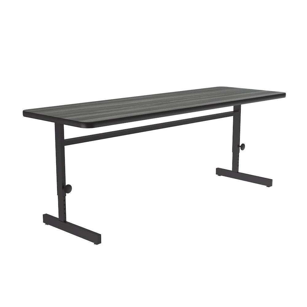 Adjustable Height Deluxe High-Pressure Top Computer/Student Desks  24x60". Picture 1