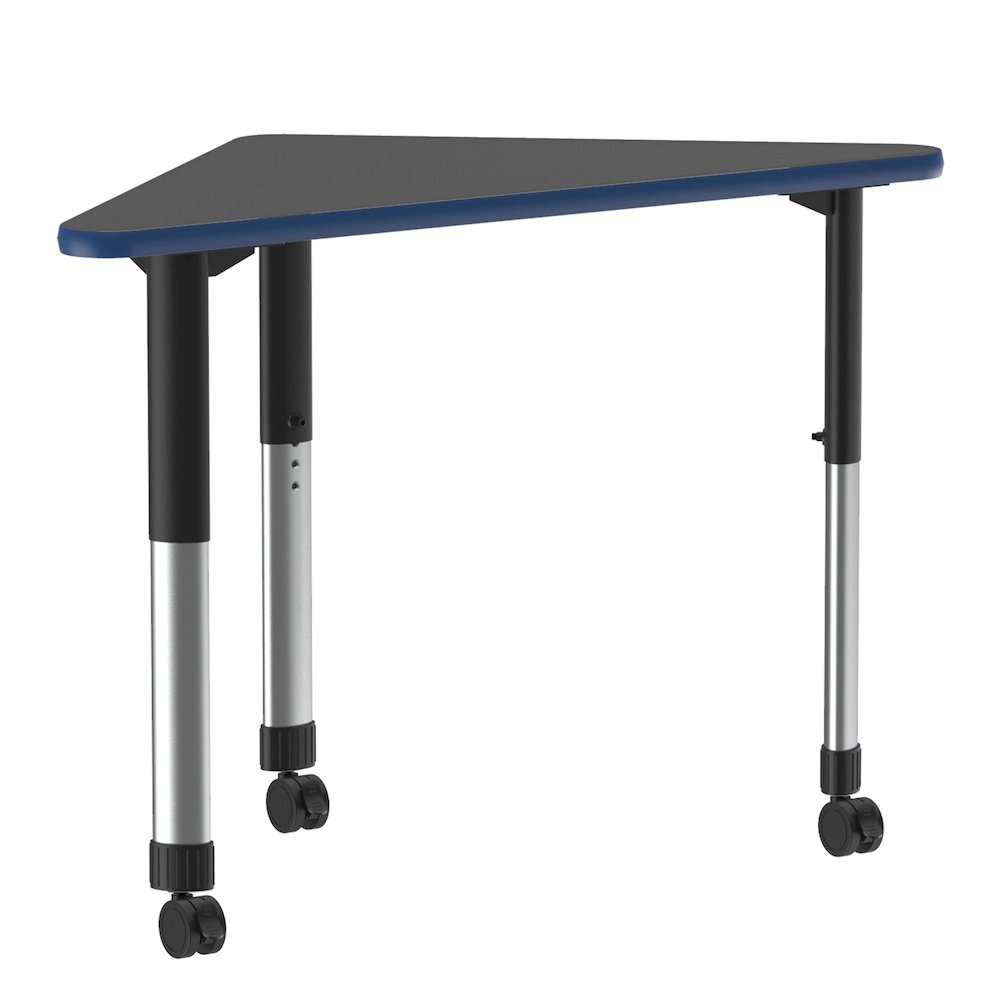 Commercial Lamiante Top Collaborative Desk with Casters 41x23". Picture 13
