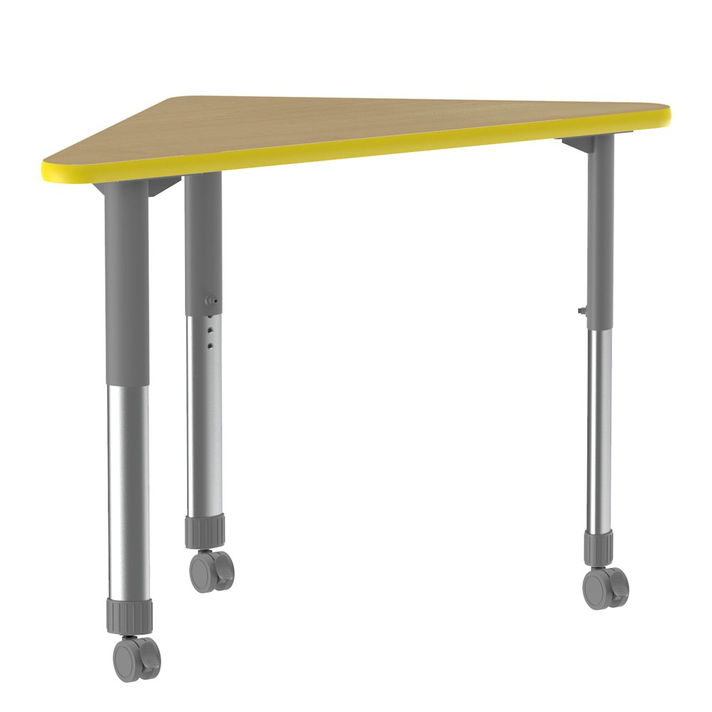 Deluxe High Pressure Collaborative Desk with Casters 41x23". Picture 7