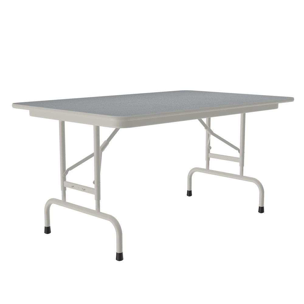 Adjustable Height High Pressure Top Folding Table 30x48". Picture 4