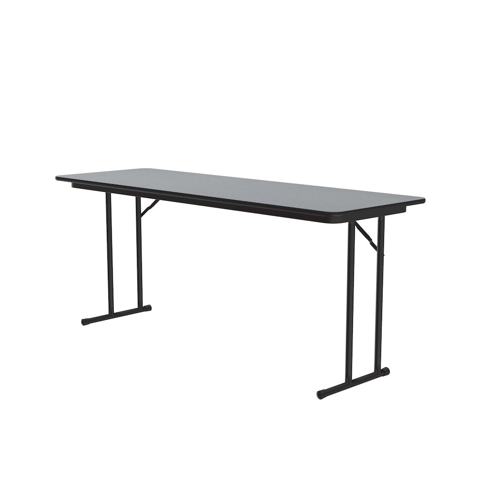 Commercial Laminate Folding Seminar Table with Off-Set Leg 24x72". Picture 1