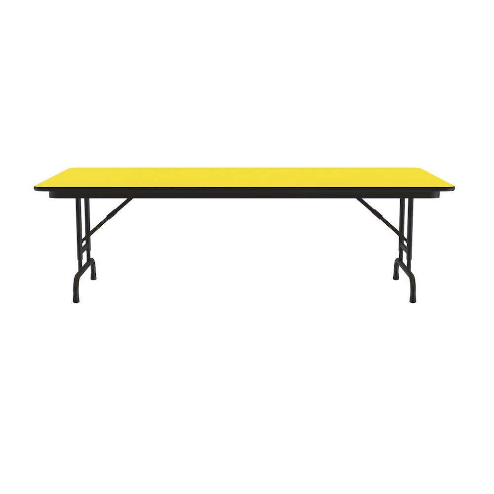 Adjustable Height High Pressure Top Folding Table 36x72". Picture 2