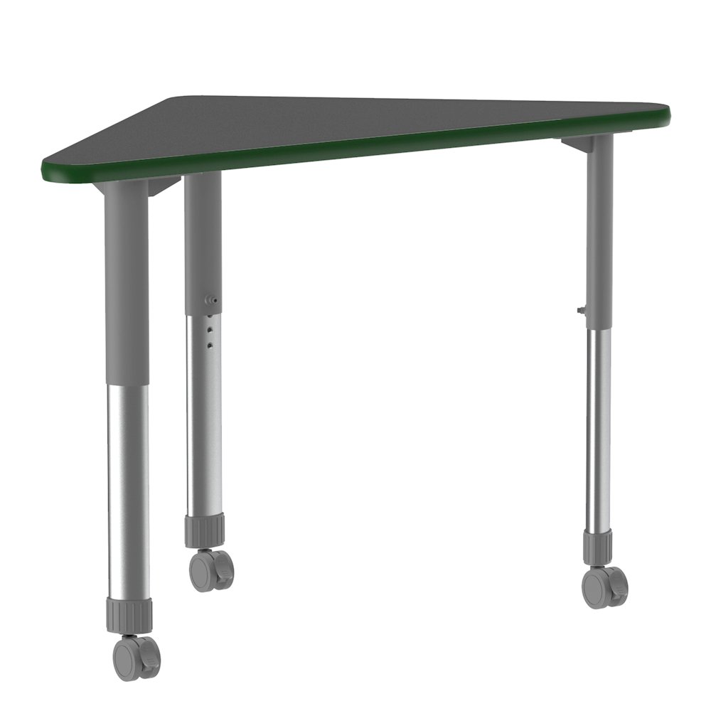 Commercial Lamiante Top Collaborative Desk with Casters 41x23". Picture 11
