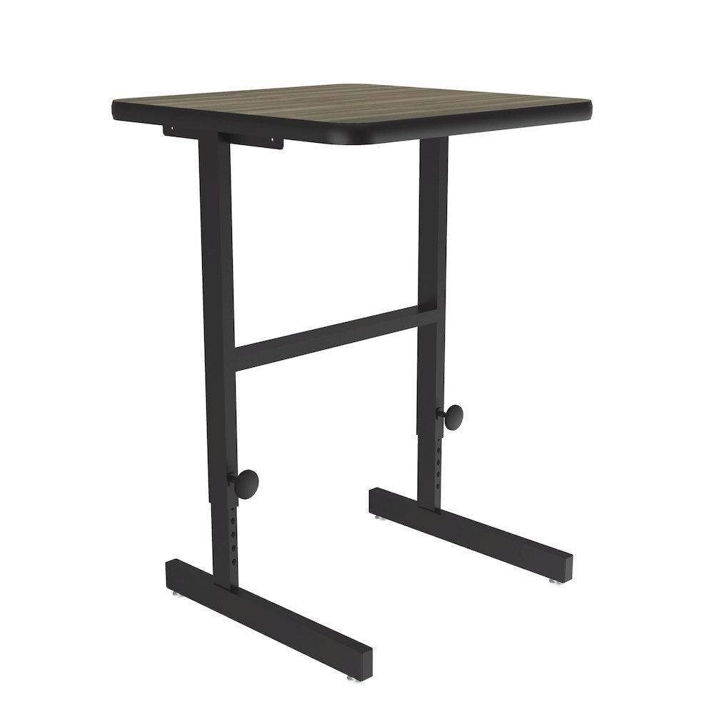 High-Pressure Laminate Top Adjustable Standing  Height Work Station 20x24. Picture 4