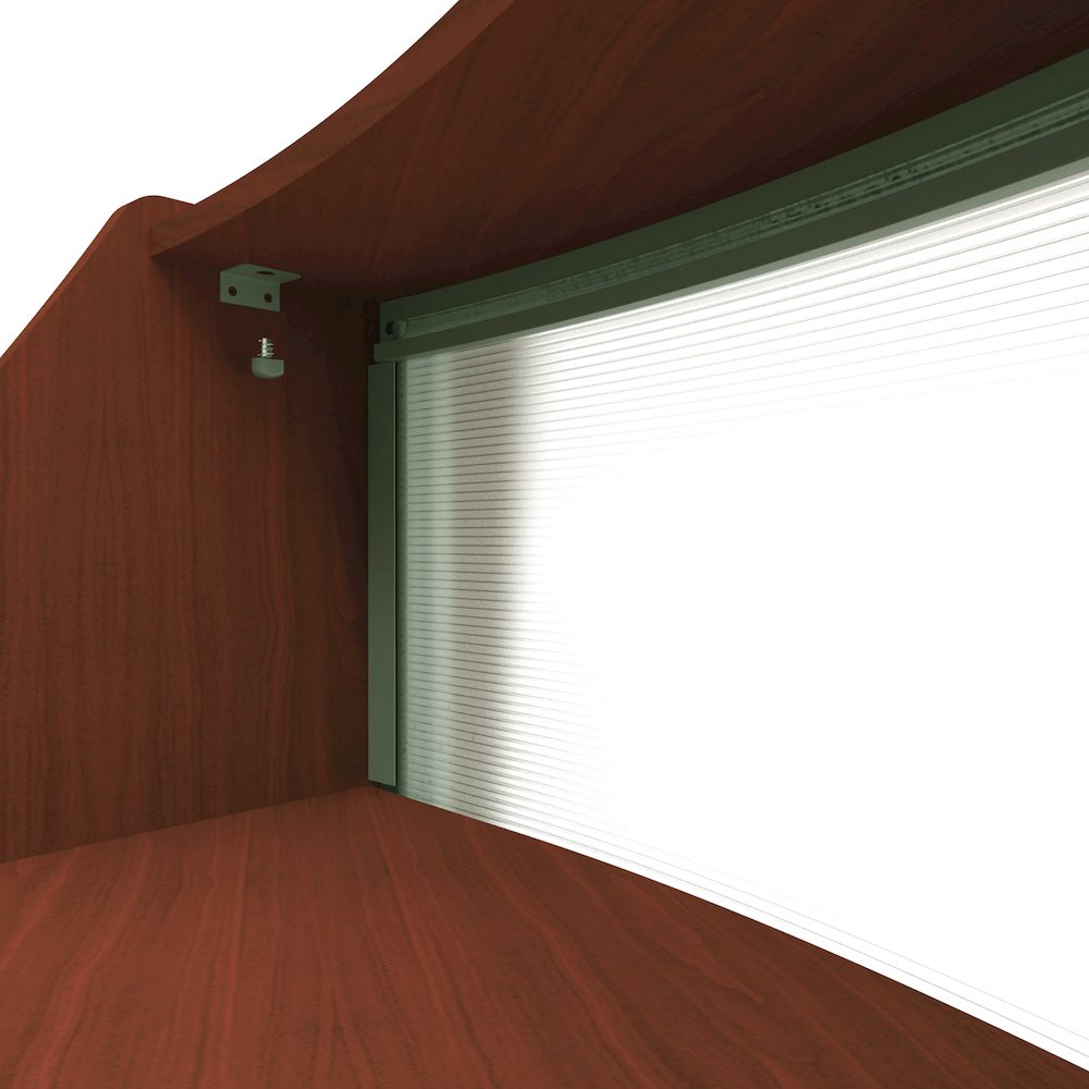 Reception Desk W/ Polycarbonate Cherry. Picture 8