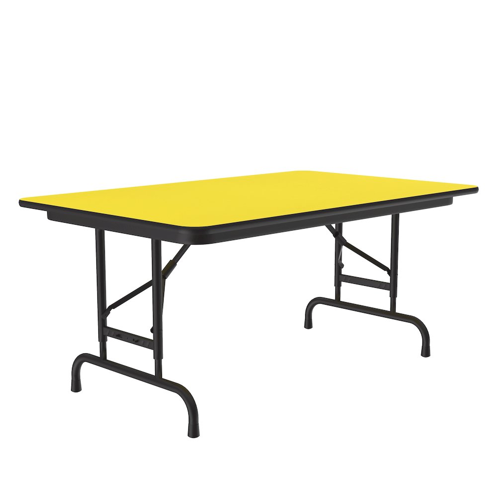 Adjustable Height High Pressure Top Folding Table 30x48". Picture 6