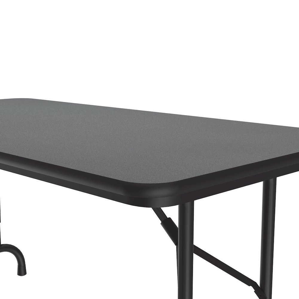 Adjustable Height High Pressure Top Folding Table 24x48". Picture 4